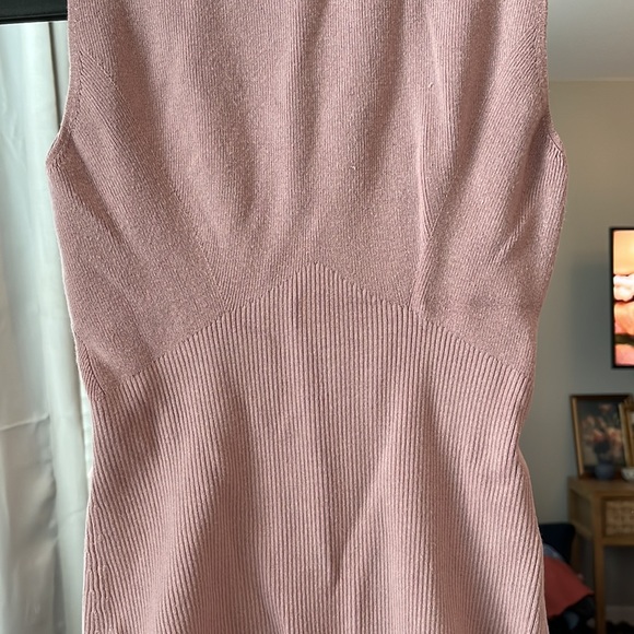 Express / 2 piece sweater set + bodysuit / dusty pink - Picture 4 of 11